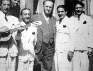 Sinatra and Three Flashes 1935 The Hoboken Four